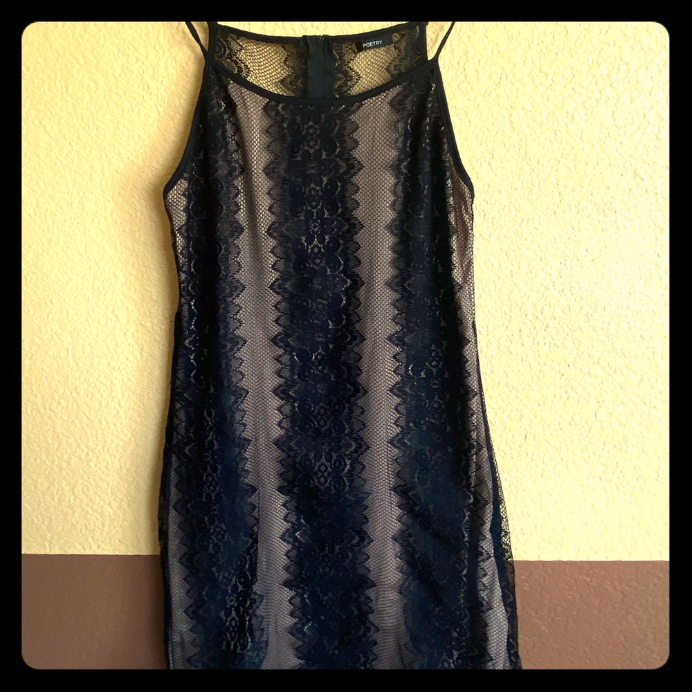 Lace mini dress